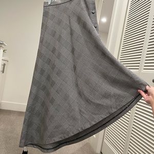 Zara Asymmetrical midi skirt Size XS